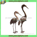 parking decoration life size casting brass two birds statues